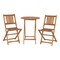 Flash Furniture 3PC Natural Finish Acacia Wood Folding Bistro Set THB-S4460-NAT-GG - alternate 4